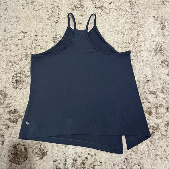Athleta Essence Explore Tank Granite Gray High Neck Racerback size medium - Picture 10 of 12